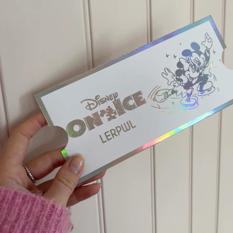Personalised Foil Ticket