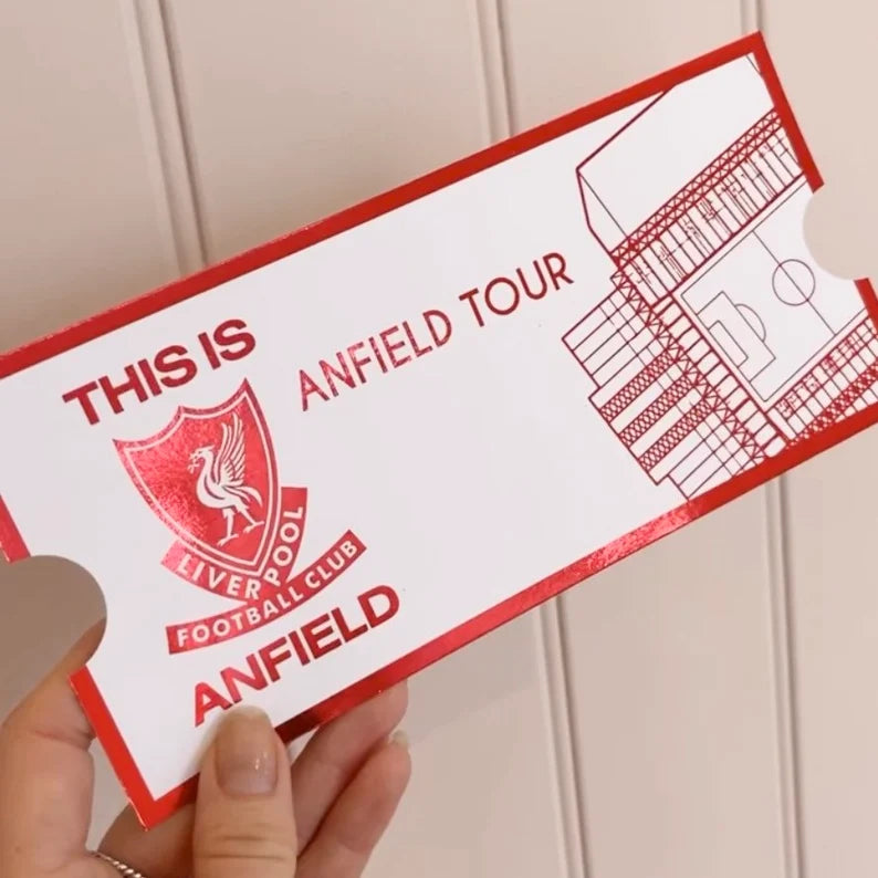 Personalised Foil Ticket