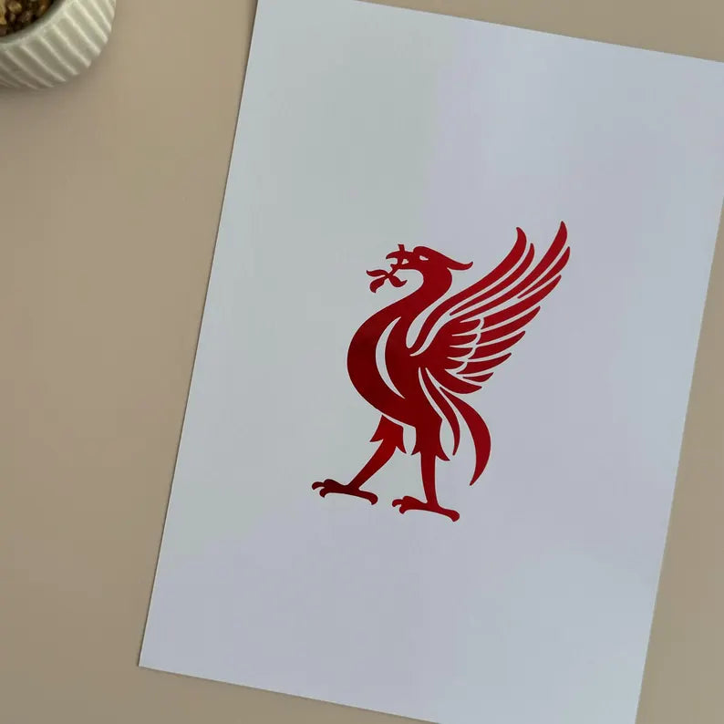 Foil Football Print (any team) A4