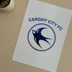 Foil Football Print (any team) A4