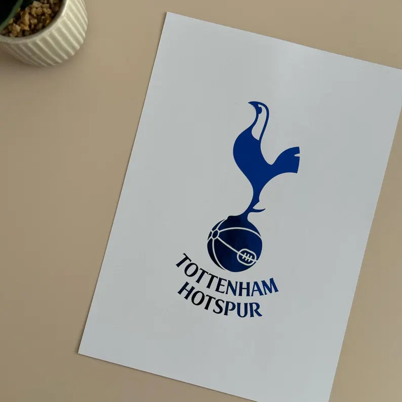 Foil Football Print (any team) A4