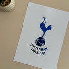 Foil Football Print (any team) A4