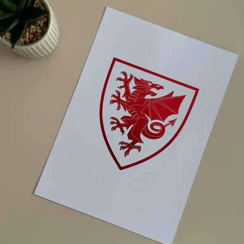 Foil Football Print (any team) A4