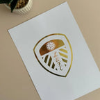 Foil Football Print (any team) A4