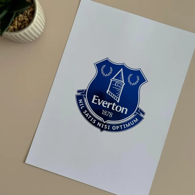 Foil Football Print (any team) A4