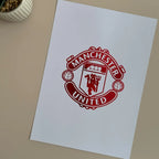 Foil Football Print (any team) A4