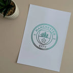 Foil Football Print (any team) A4