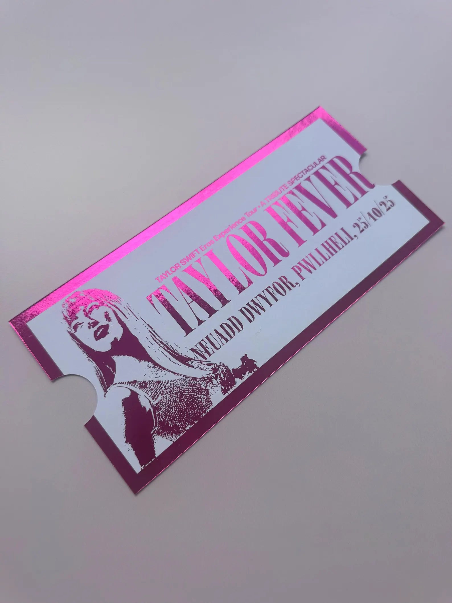 Personalised Foil Ticket