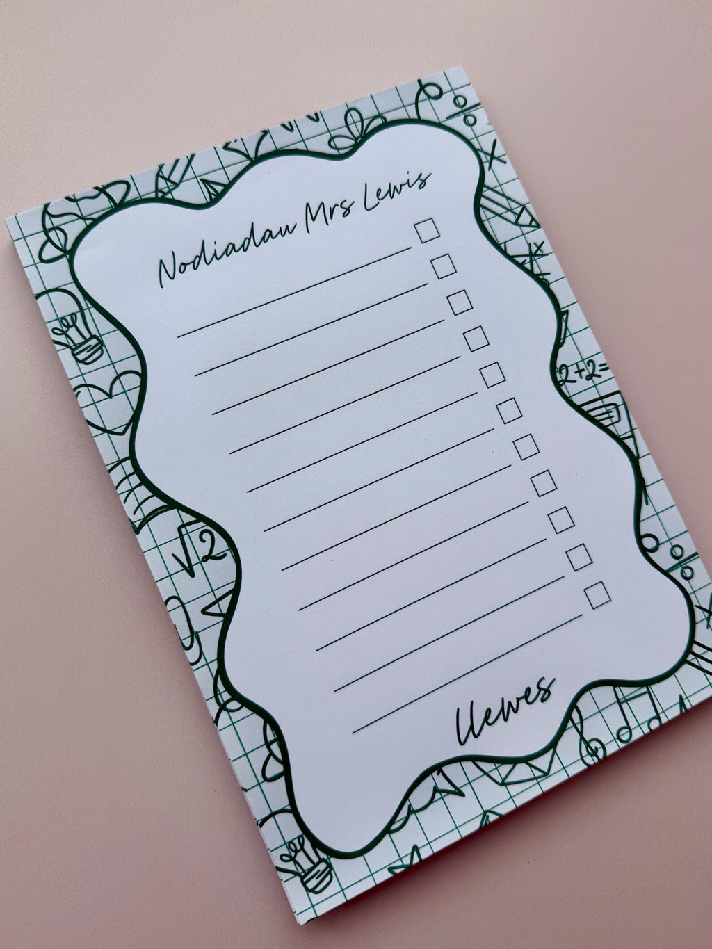 Personalised Teacher Tear-Off Notepad – A5 (50 Pages)