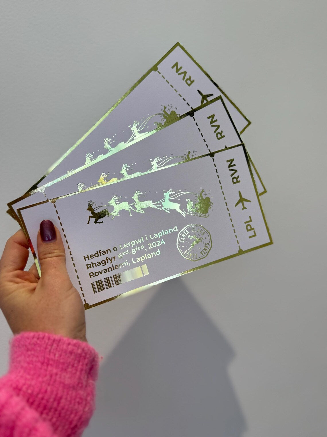 Personalised DL ’Boarding pass’
