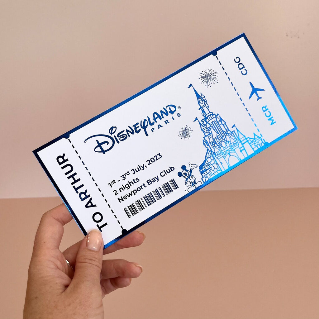 Personalised DL ’Boarding pass’